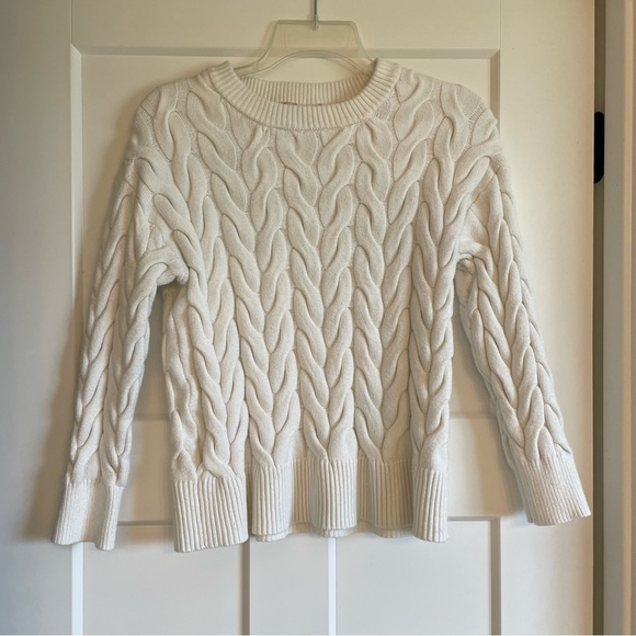 Philosophy Sweaters - Philosophy Off White Crew Neck Sweater